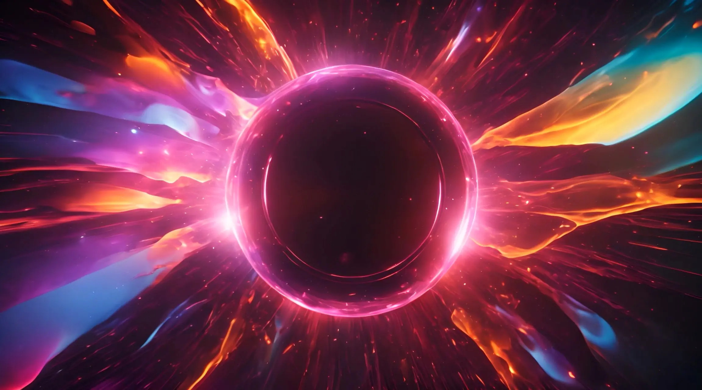 Cosmic Energy Vortex Vibrant Video